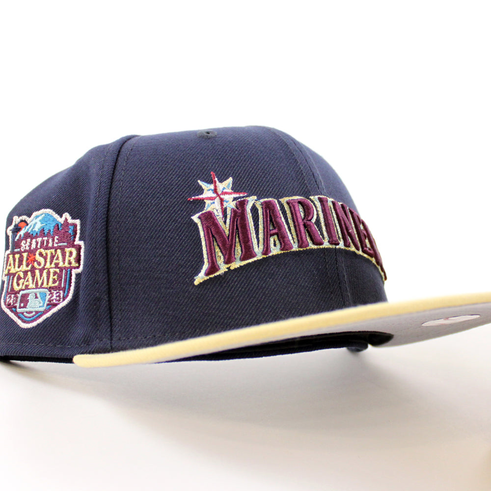 New Era Seattle Mariners 2023 All-Star Game Midnight Navy/Vegas Gold 59FIFTY Fitted Hat