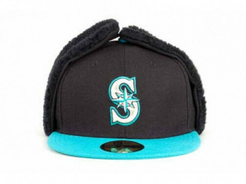 New Era Seattle Mariners Dog Ear Flap 59FIFTY Fitted Hat