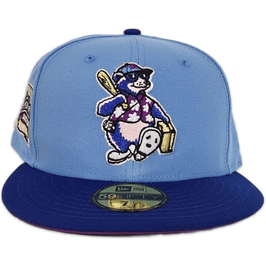 New Era Asheville Tourists Sky Blue/Royal Hometown Collection 59FIFTY Fitted Hat