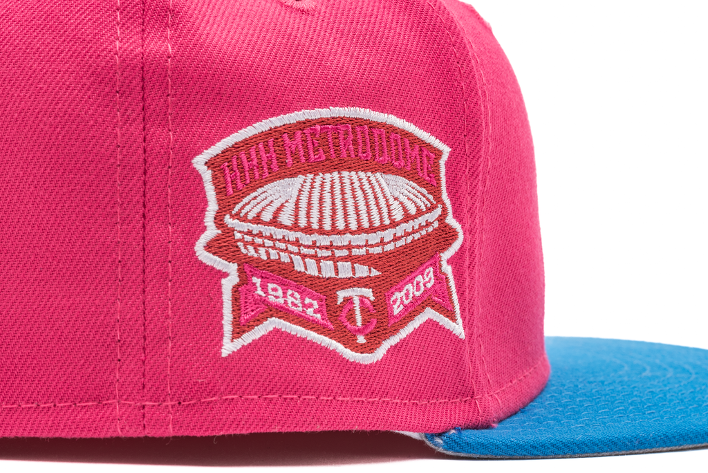 New Era x Politics Minnesota Twins 'Meg' Beetroot/Southwest Blue 59FIFTY Fitted Hat