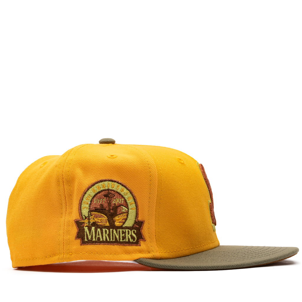 New Era x Politics Seattle Mariners Gold/Copper 59FIFTY Fitted Hat