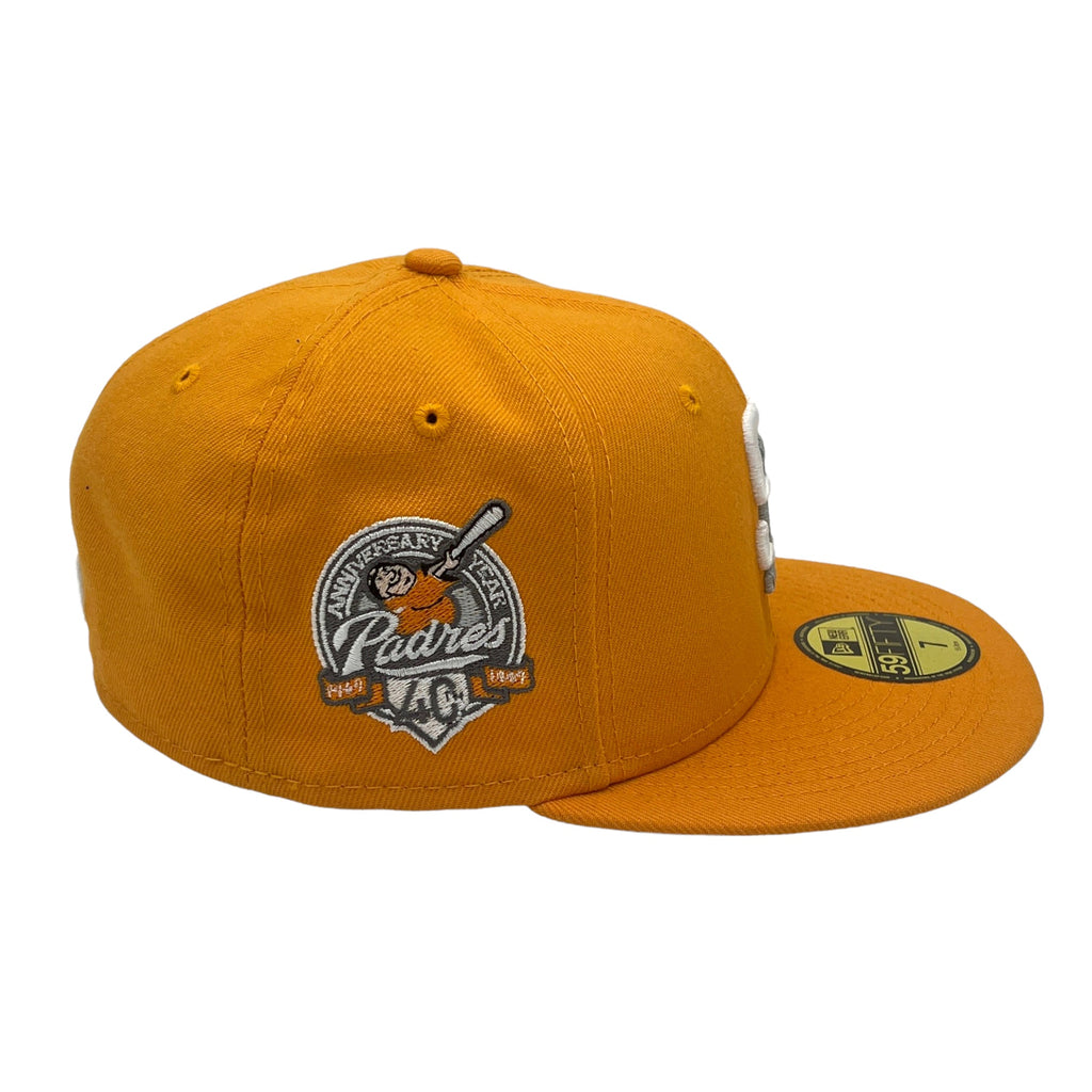 New Era San Diego Padres Orange 'Summer Pack' 40th Anniversary 59FIFTY Fitted Hat