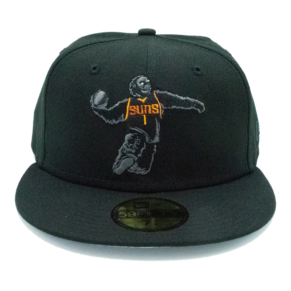 New Era  Phoenix Suns Black/Orange Whammo Time 59FIFTY Fitted Hat