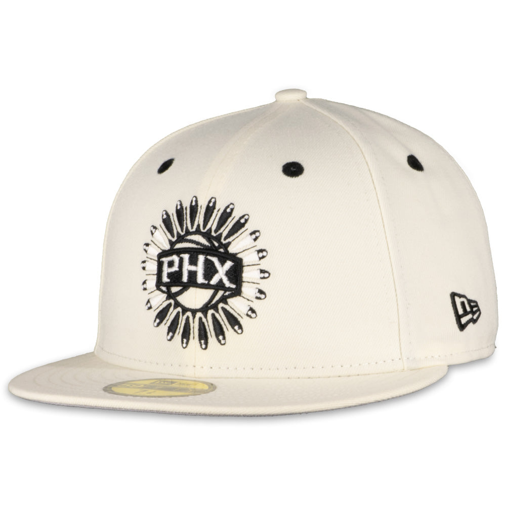 New Era Phoenix Suns White Ivory Box Score 2023 59FIFTY Fitted Hat