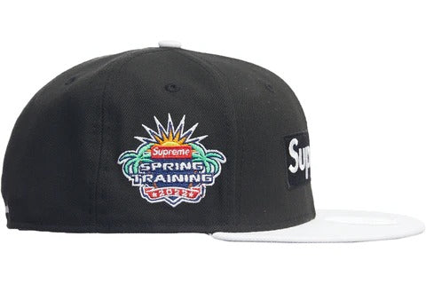 New Era x Supreme Spring Training Black/White 59FIFTY Fitted Hat