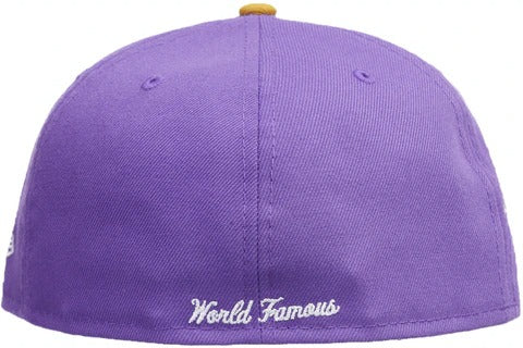 New Era x Supreme Spring Training Purple/Panama Tan 59FIFTY Fitted Hat