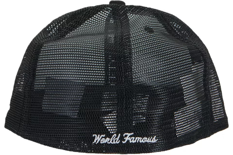 New Era x Supreme Black Mesh Back 59FIFTY Fitted Hat