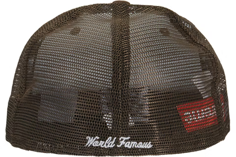 New Era x Supreme Brown Mesh Back 59FIFTY Fitted Hat