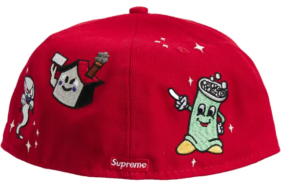New Era x Supreme S Logo Red Characters 59FIFTY Fitted Hat