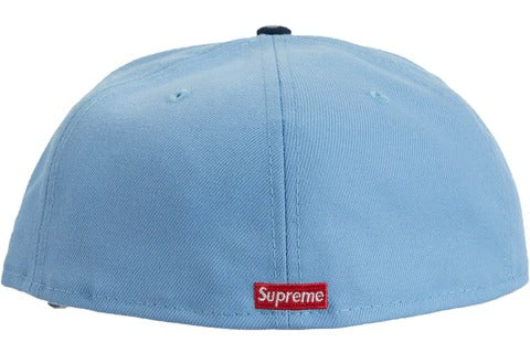 New Era x Supreme Goat Light Blue/Navy 59FIFTY Fitted Hat