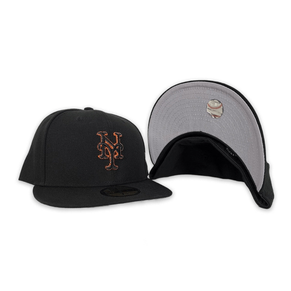 New Era  Swarovski Crystal Black New York Mets 59FIFTY Fitted Hat