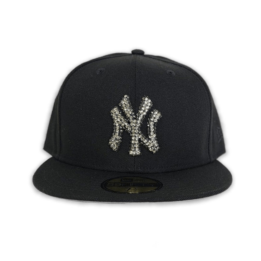 New Era  Swarovski Crystal Black New York Yankees 59FIFTY Fitted Hat