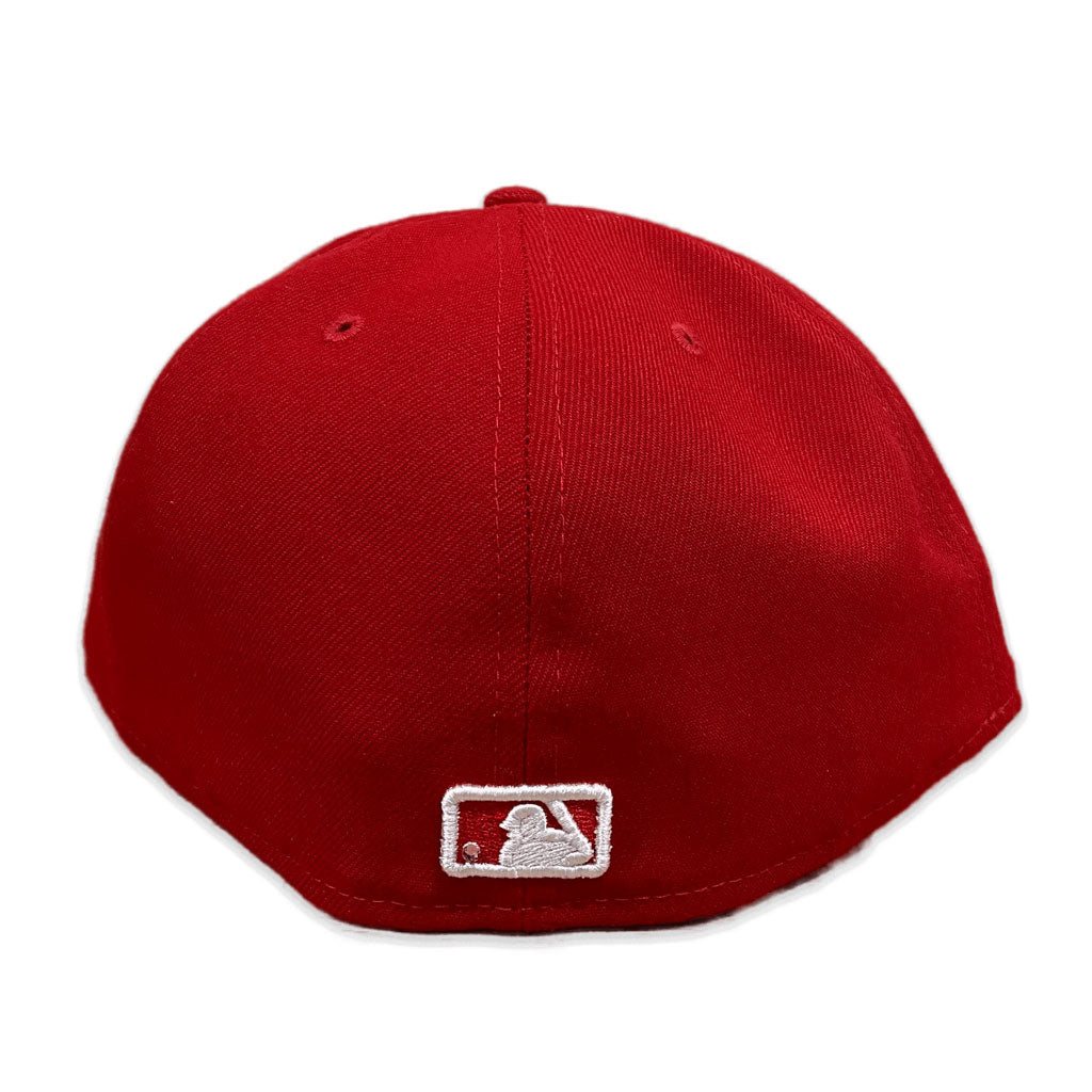 New Era Atlanta Braves 2021 World Series Red Swarovski 59FIFTY Fitted Hat