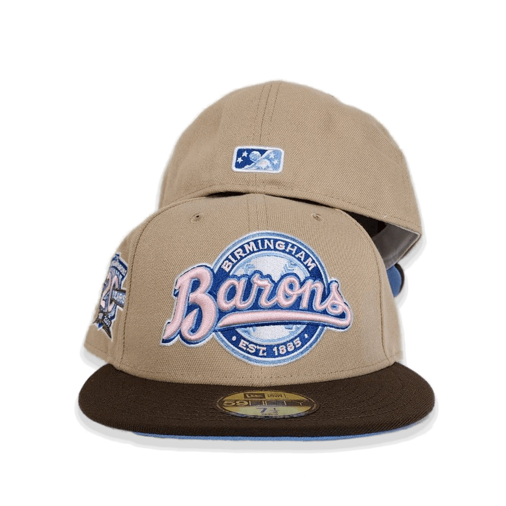 New Era Birmingham Barons Tan/Brown 20 Years 59FIFTY Fitted Hat