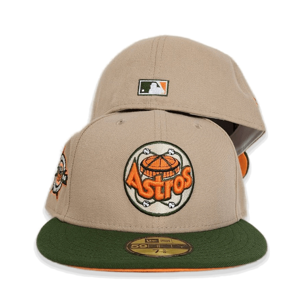 New Era Houston Astros Camel 1986 Astrodome 59FIFTY Fitted Hat