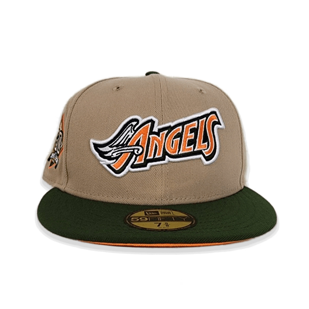 New Era Los Angeles Angels Camel 60th Anniversary 59FIFTY Fitted Hat
