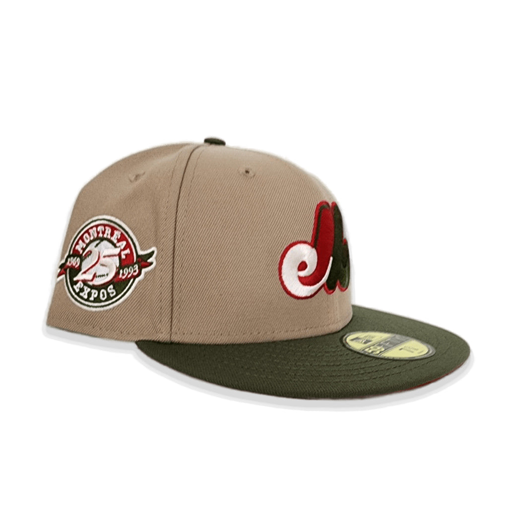 New Era Montreal Expos Camel 25th Anniversary 59FIFTY Fitted Hat