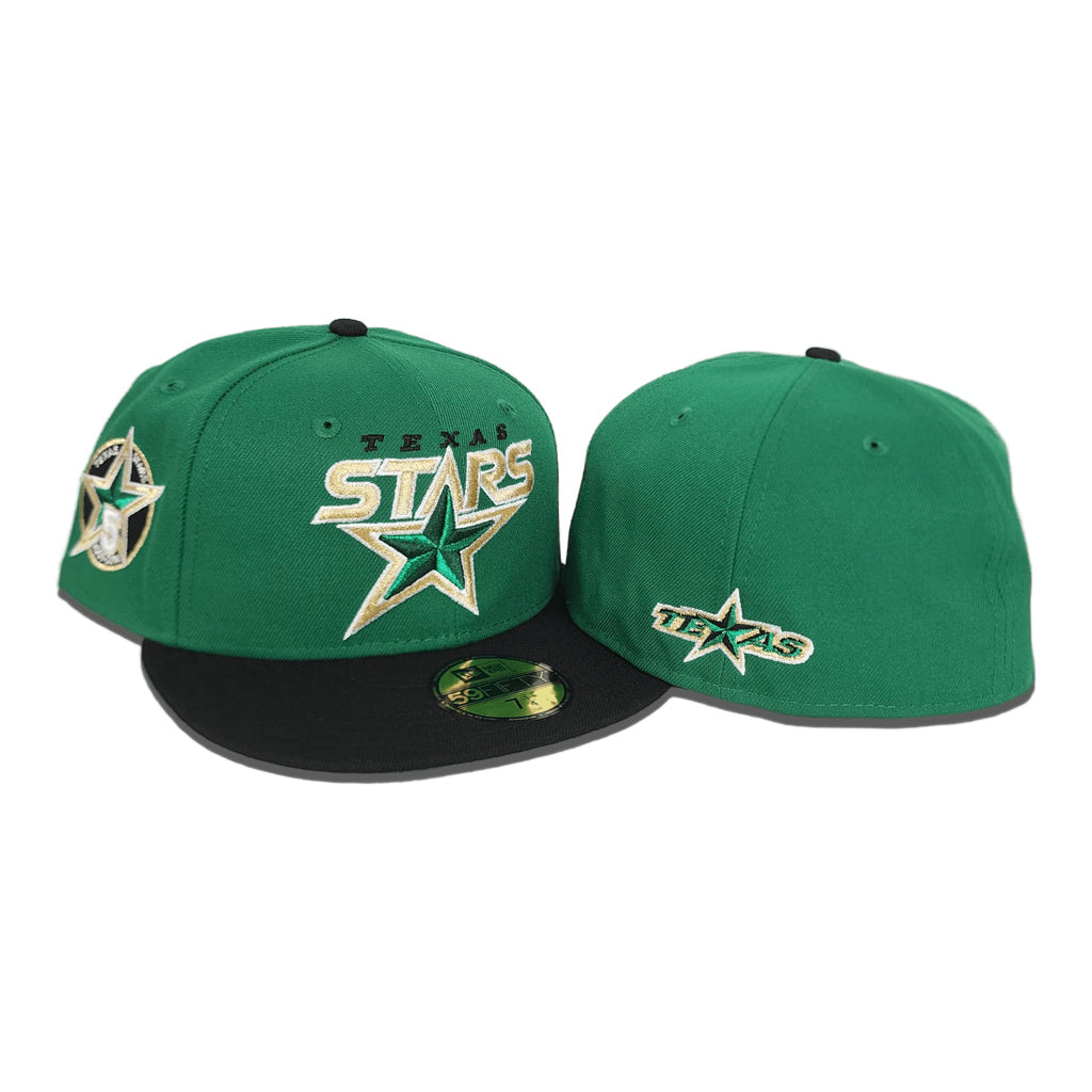 New Era Dallas Texas Stars 5th Anniversary Green/Black 59FIFTY Fitted Hat