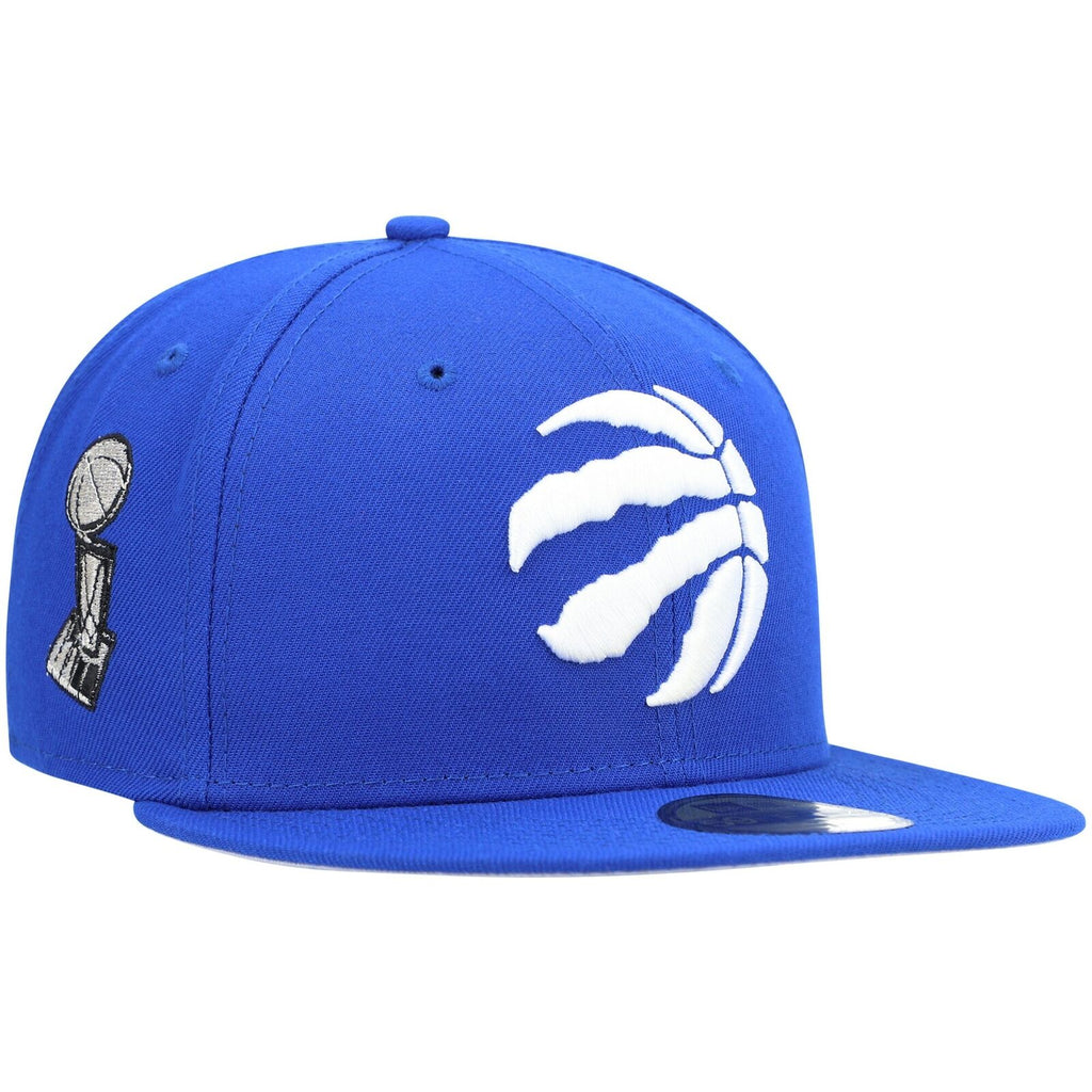 New Era Blue Toronto Raptors Trophy 59FIFTY Fitted Hat
