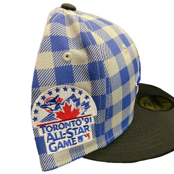 New Era Toronto Blue Jays Plaid Collection 1991 All-Star Game 59FIFTY Fitted Hat