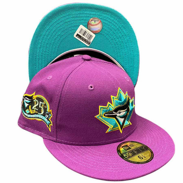 New Era Toronto Blue Jays Grape Purple/Teal 25th Anniversary 59FIFTY Fitted Hat
