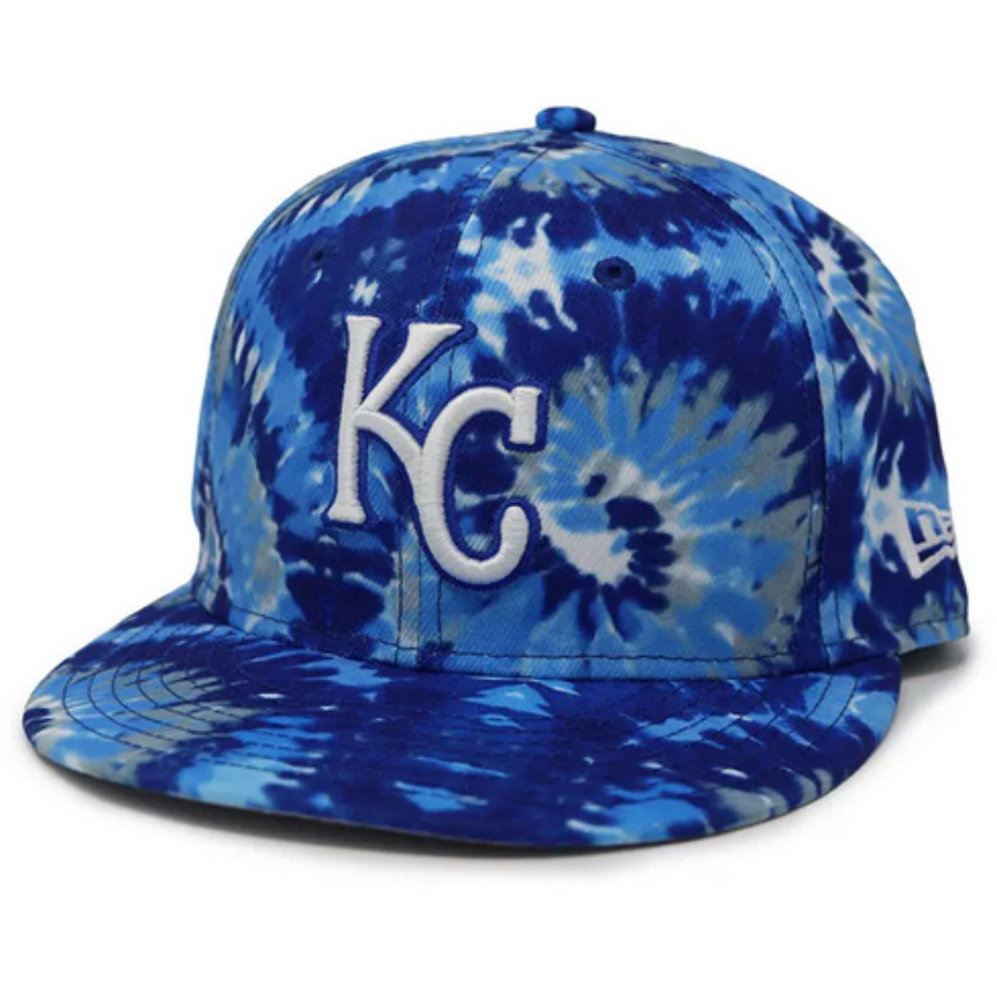 New Era Kansas City Royals Blue Tie Dye 59FIFTY Fitted Hat