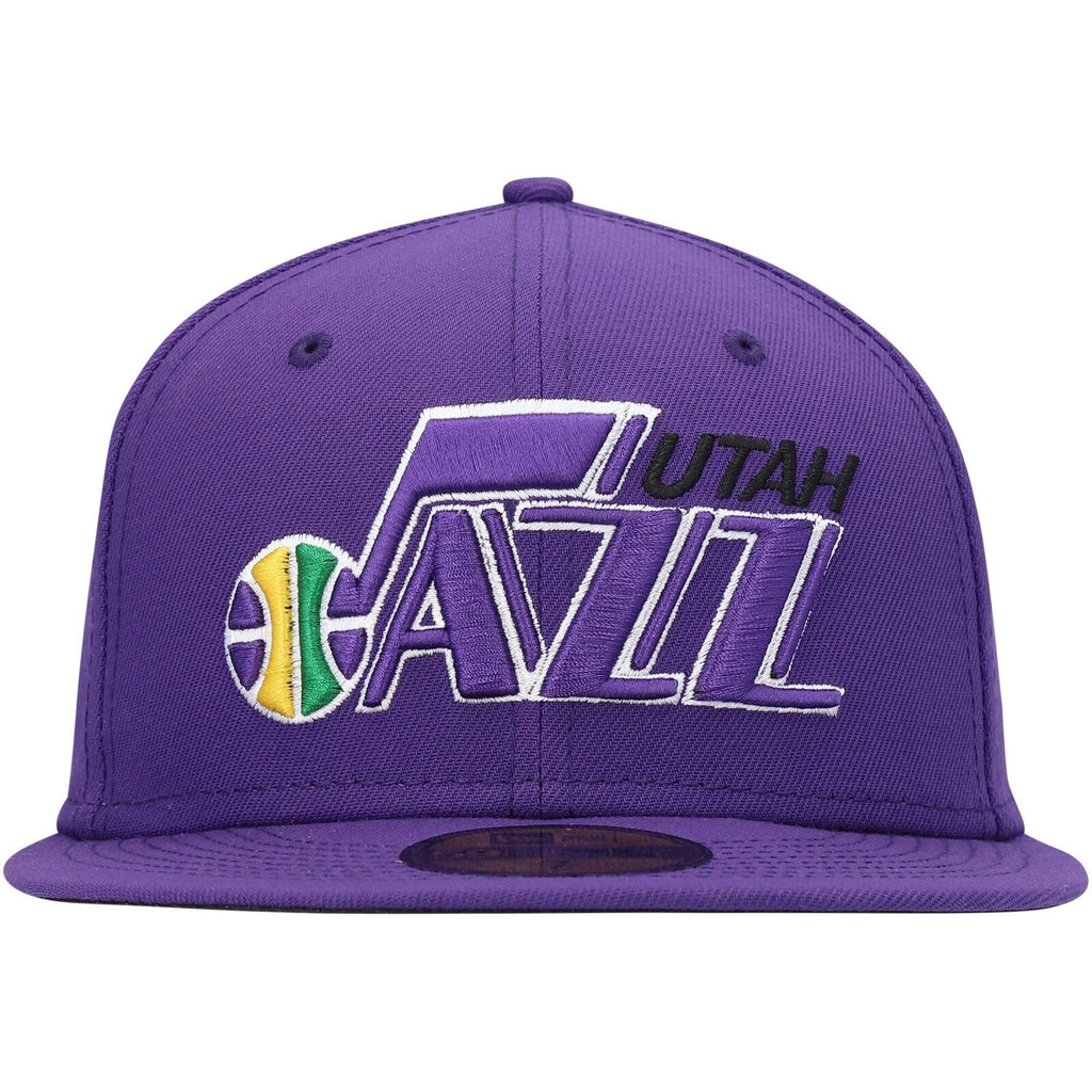 New Era Purple Utah Jazz Hardwood Classics Collection 59FIFTY Fitted Hat