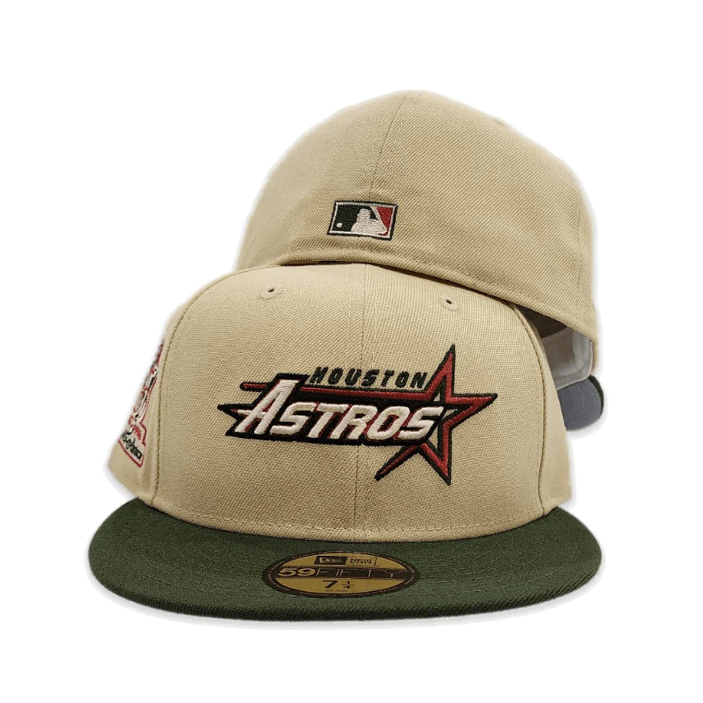 New Era Houston Astros Vegas Gold/Olive Green 35 Great Years 59FIFTY Fitted Hat