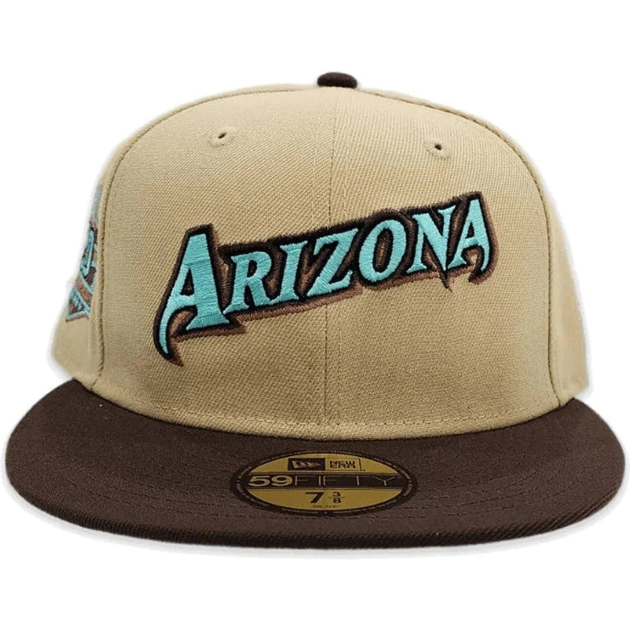 Script Hats New Era Arizona Diamondbacks Script Vegas Gold/Brown 20th Anniversary ...