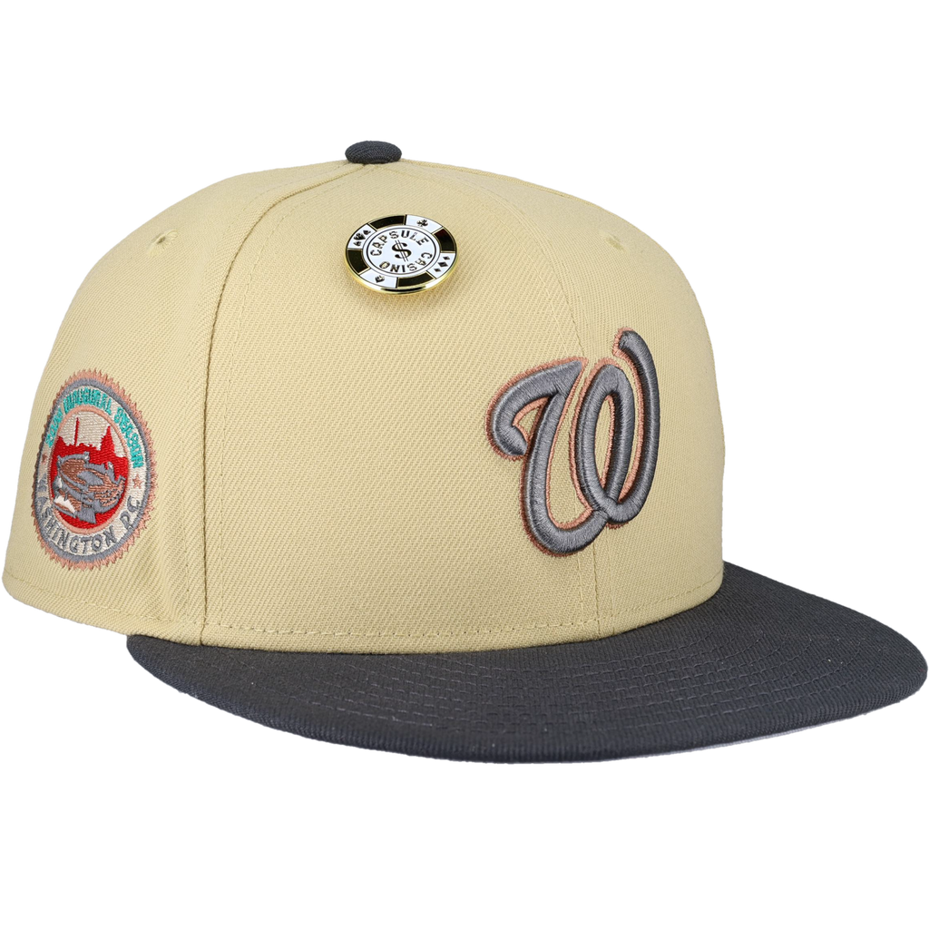 New Era x Capsule Washington Nationals Vegas Gold Collection Inaugural Season 59FIFTY Fitted Hat