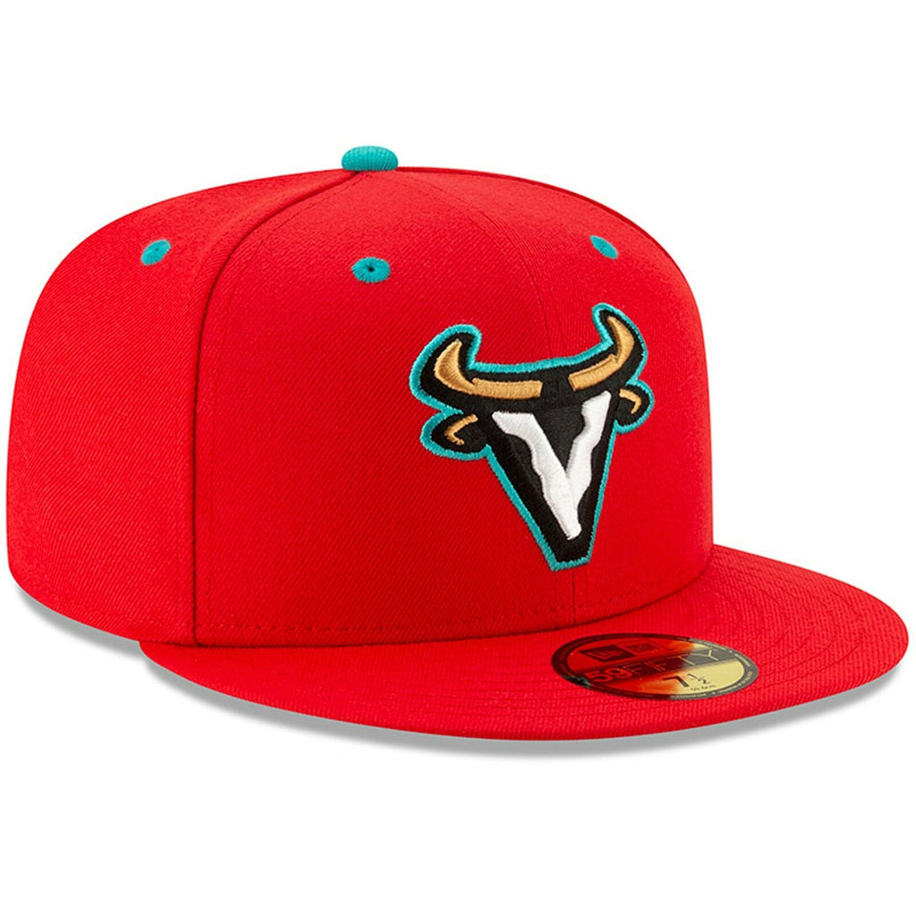 New Era Red Visalia Toros Copa de la Diversion 59FIFTY Fitted Hat
