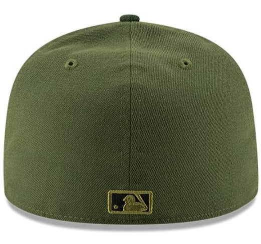 New Era Boston Red Sox Military Green 2017 Memorial Day 59FIFTY Fitted Hat