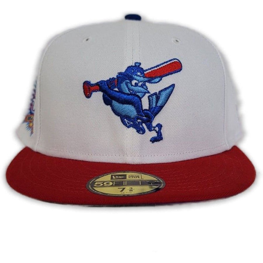 New Era Baltimore Orioles White/Red "Stimpy Collection" 50th Anniversary 59FIFTY Fitted Hat