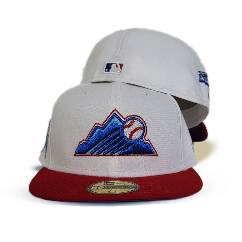 New Era Colorado Rockies White/Red "Stimpy Collection" 2021 All-Star Game 59FIFTY Fitted Hat