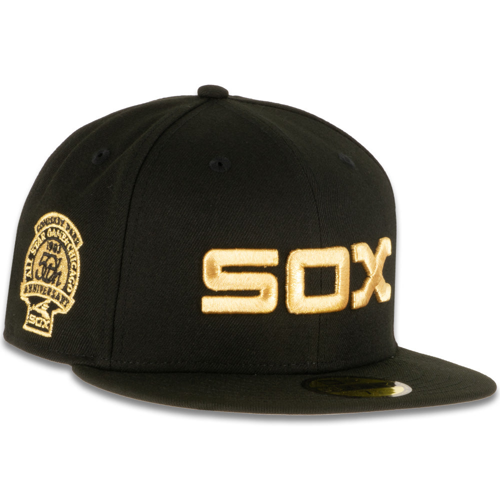 New Era x JS Chicago White Sox Black & Gold 2023 59FIFTY Fitted Hat