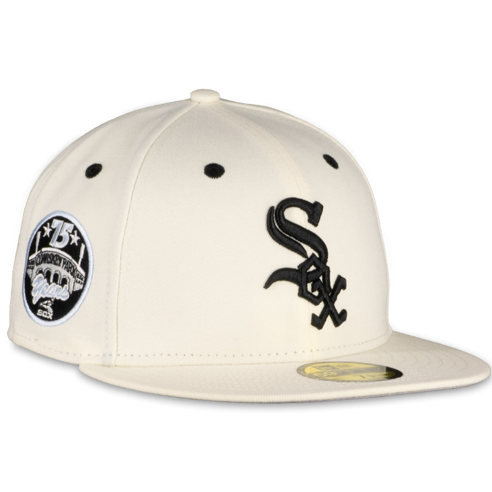 New Era Chicago White Sox White Ivory Box Score 2023 59FIFTY Fitted Hat