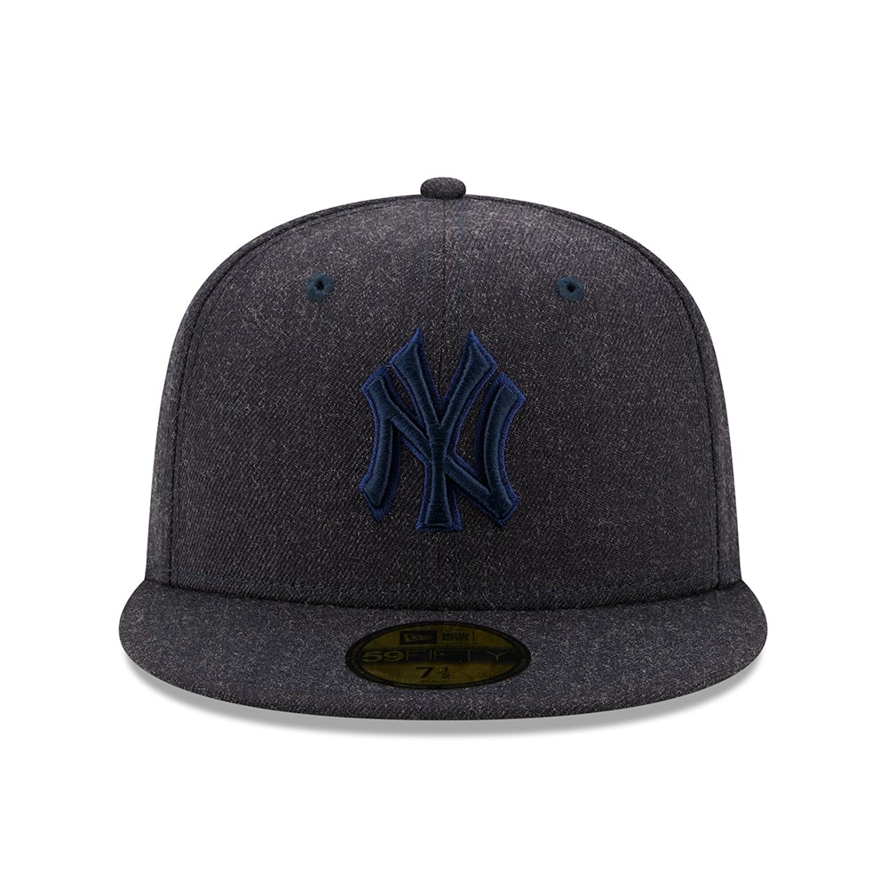 New Era New York Yankees Heather Navy/Navy 59FIFTY Fitted Hat