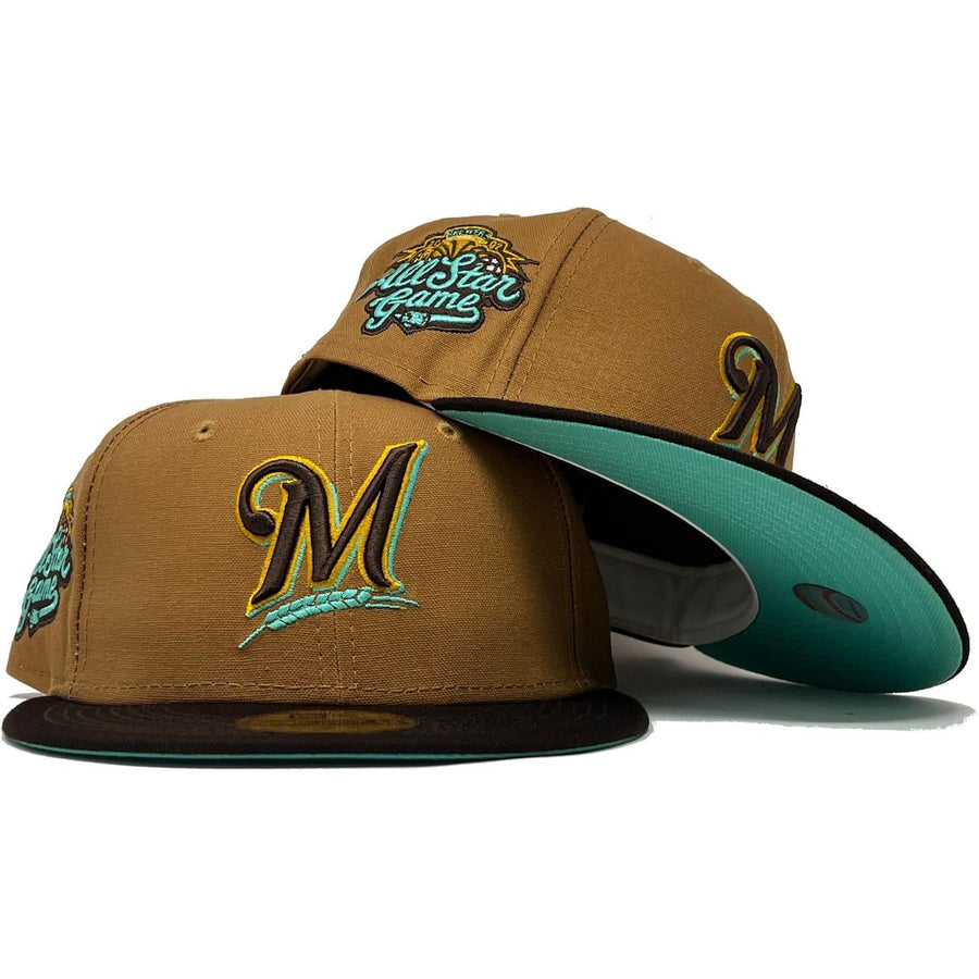 New Era Milwaukee Brewers 'Mint Chocolate' 2002 All-Star Game 59FIFTY Fitted Hat