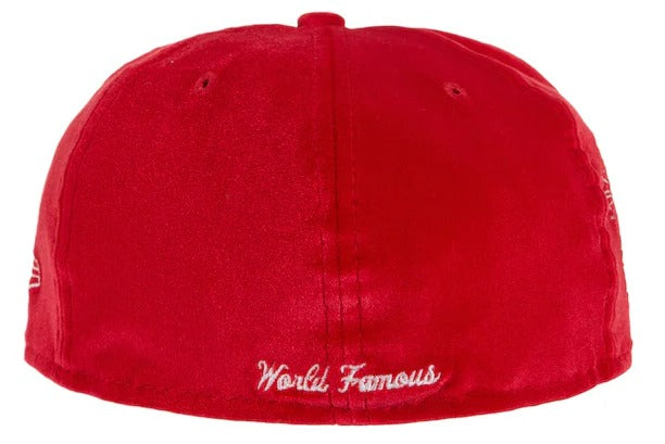 New Era Supreme Red Velvet 59FIFTY Fitted Hat