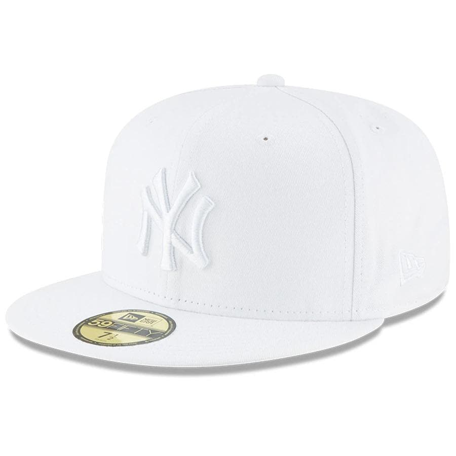 New Era New York Yankees White Fitted Hat w/ Nike Air Huarache Matching Sneakers