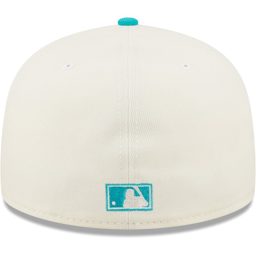 New Era Seattle Mariners White/Aqua Cooperstown Collection Kingdome