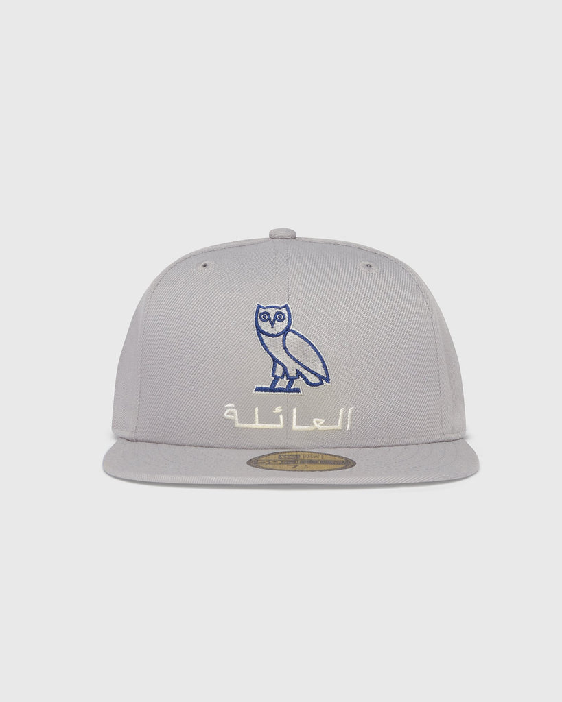 New Era Drake Family Owl Light Grey 59FIFTY Fitted Hat