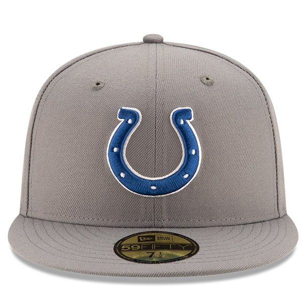 New Era Indianapolis Colts Graphite Storm 59FIFTY Fitted Hat