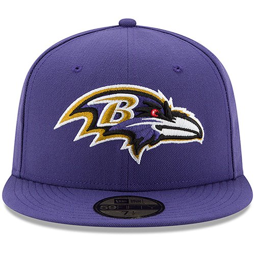 New Era Baltimore Ravens Purple Omaha 59FIFTY Hat