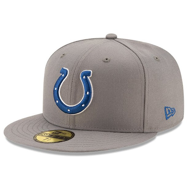 New Era Indianapolis Colts Graphite Storm 59FIFTY Fitted Hat