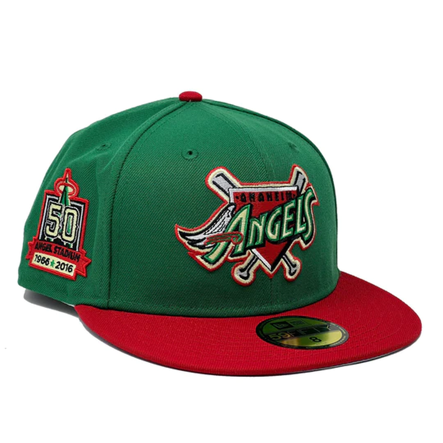 New Era Anaheim Angels “Xmas Pack” 50th Anniversary 59FIFTY Fitted Hat