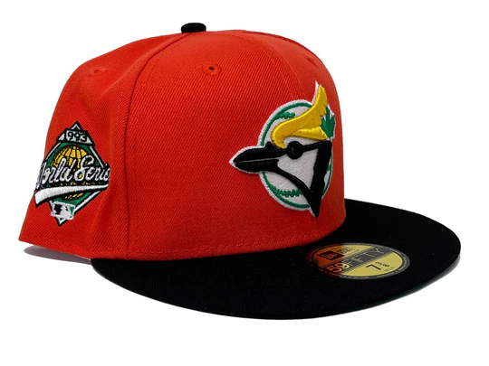 New Era Toronto Blue Jays1993 World Series Glow in the Dark “Pumpkin Collection” 59FIFTY Fitted Hat