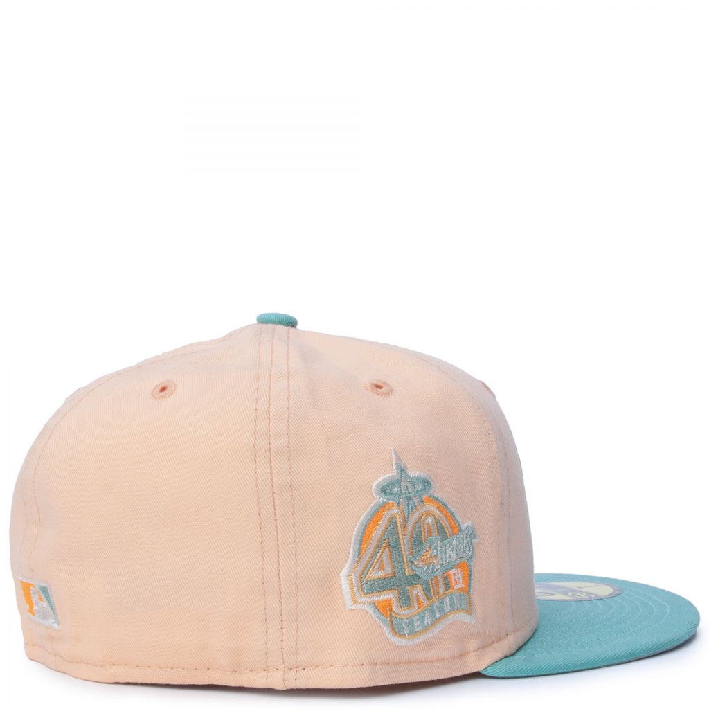 New Era Anaheim Angels Peach/Mint 40 Seasons 2023 59FIFTY Fitted Hat