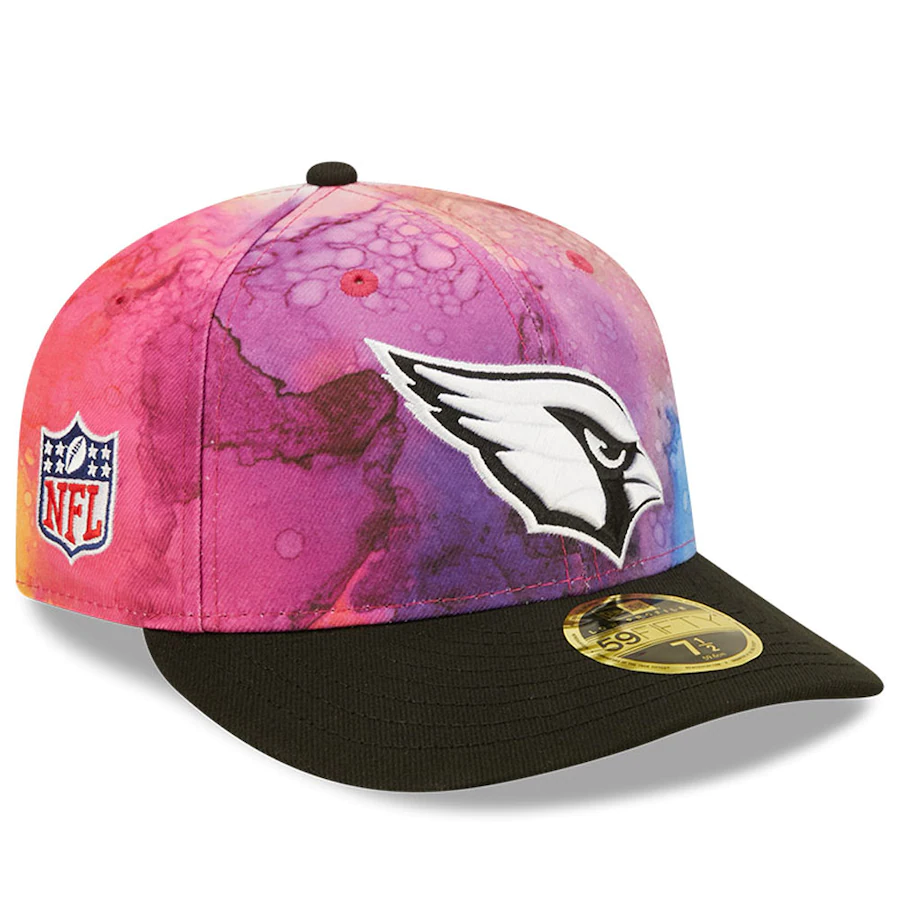 New Era Arizona Cardinals NFL Crucial Catch Ink Dye 2022 Low Profile 59FIFTY Fitted Hat