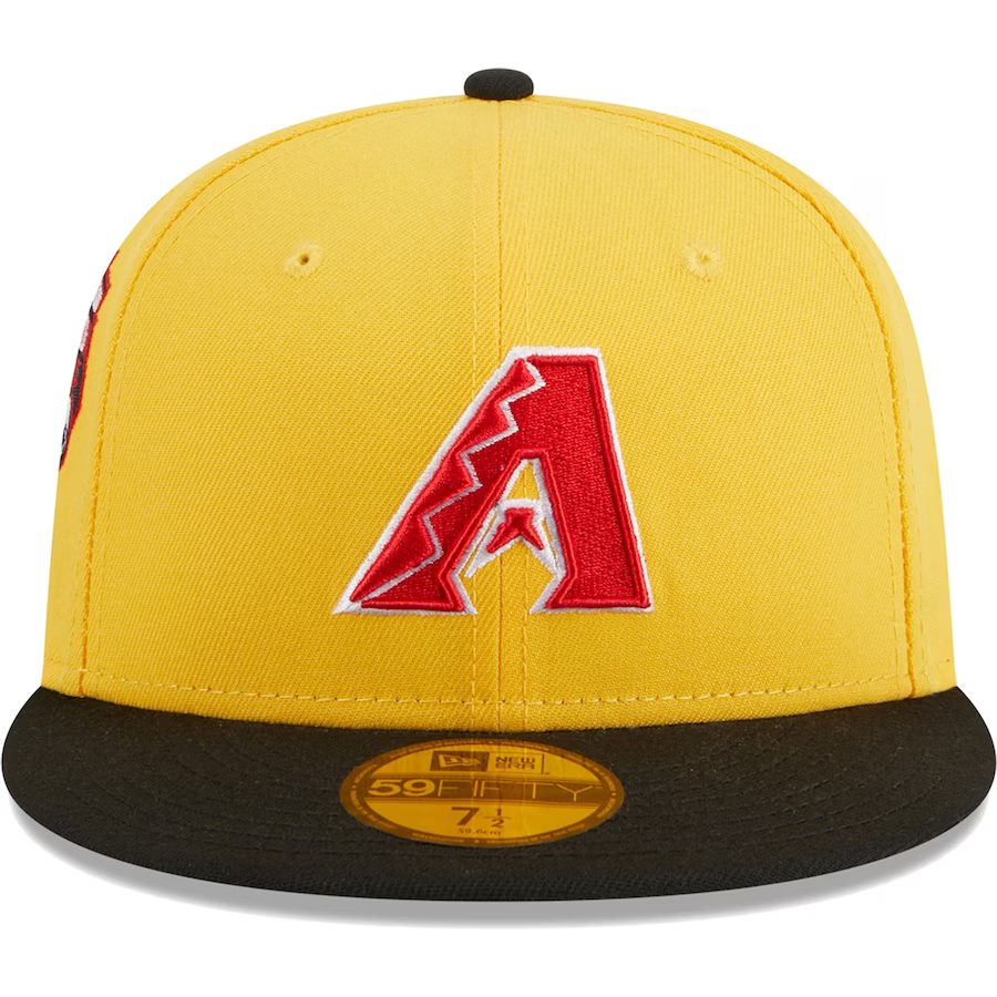 New Era Arizona Diamondbacks Yellow/Black Grilled 2023 59FIFTY Fitted Hat